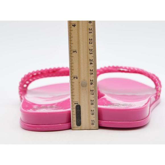 Vince Camuto Sandals Womens 8 Erindra Jelly Studded Slide Cross Strap Slip On - Picture 9 of 11